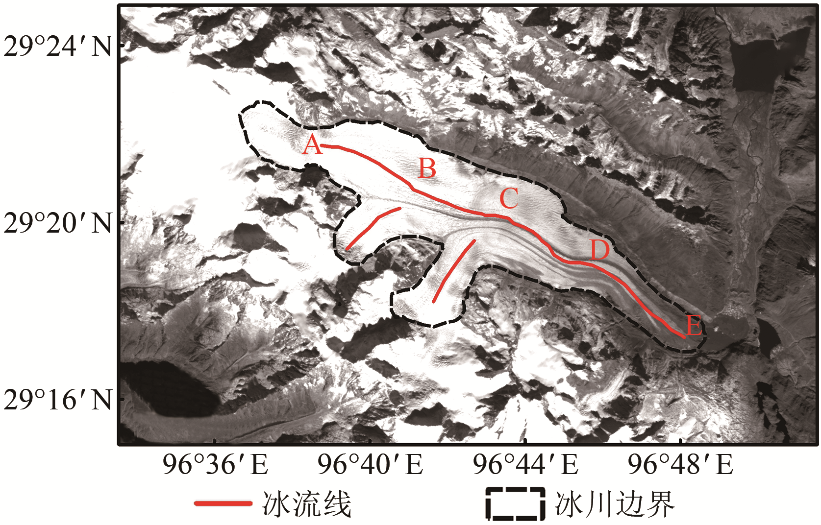 Extraction and analysis of mountain glacier movement from GF-1 satellite data