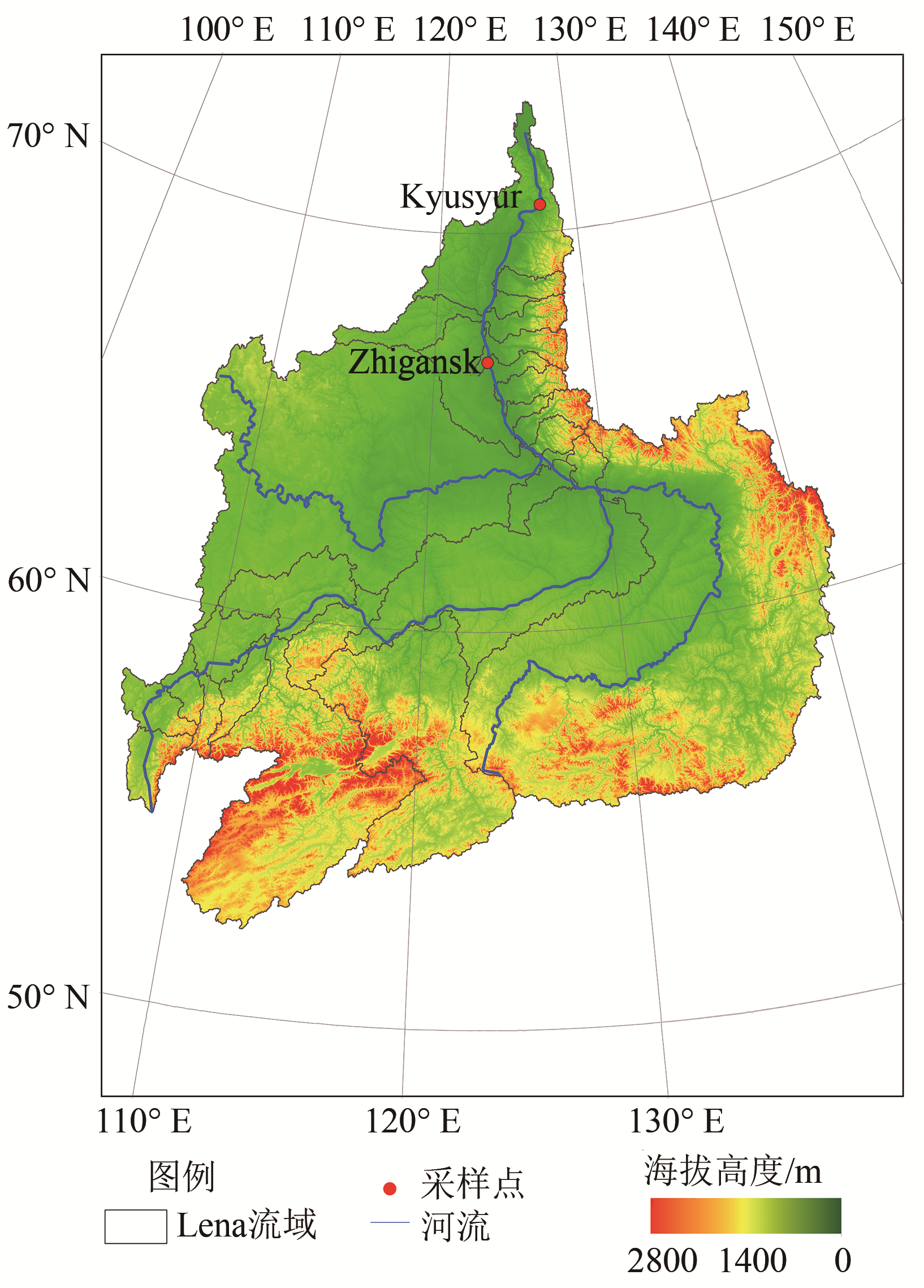 Analysis of DOC concentration variation and driving forces in the Arctic River Lena based on long-term Landsat time series