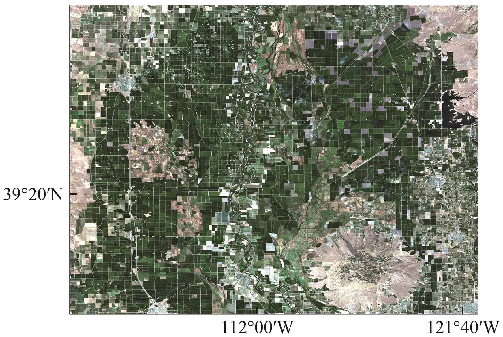基于Sentinel-2时间序列数据的水稻分布提取方法
