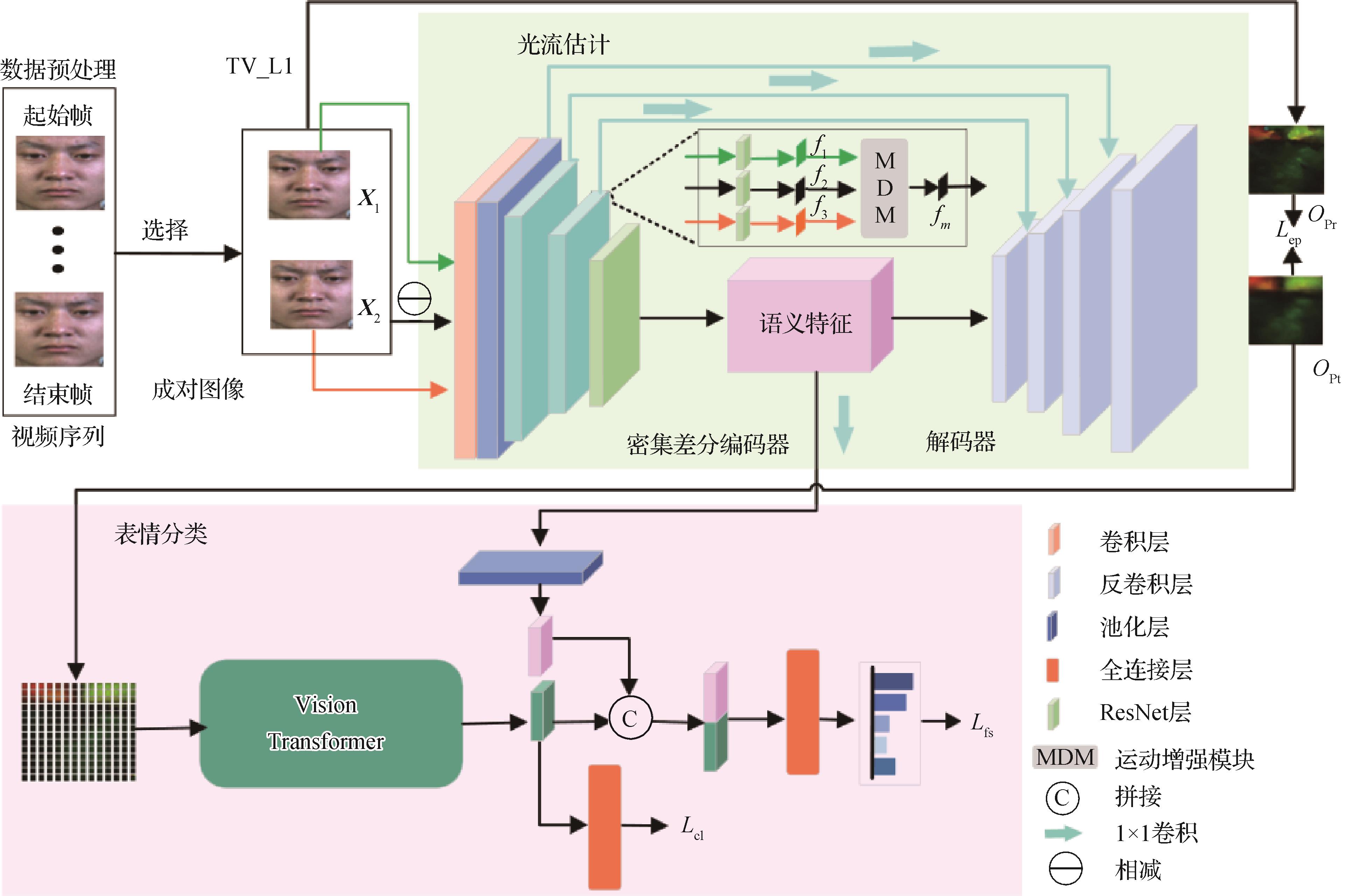 Adaptive optical flow estimation-driven micro-expression recognition
