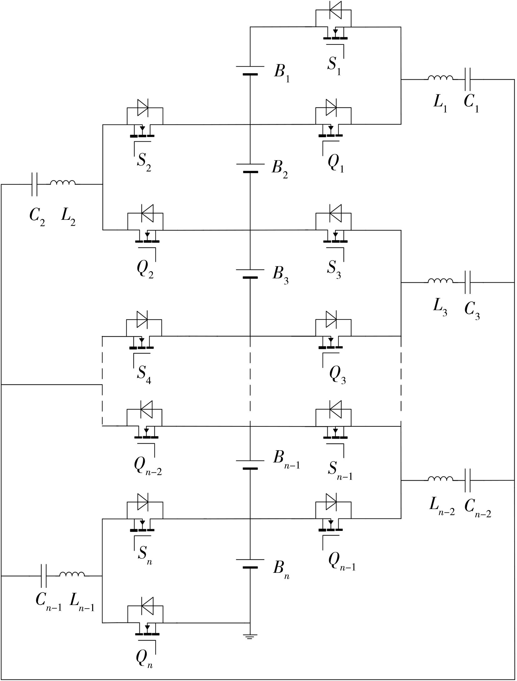 基于总线<italic style="font-style: italic">LC</italic>谐振的电池组失衡检测及其原位修复方法研究